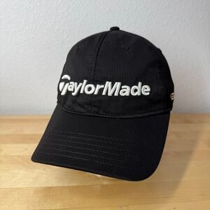 TaylorMade Burner Golf Hat Mens Black Adjustable Strap One Size Tmax Gear Cap